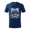 Indian Motorycle Club - Tričko detské bavlnené - 122 cm/6 rokov ( Polnočná modrá )