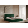 Posteľ TRIEST 180x200 zelená s úložným priestorom
