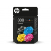 HP 308 Atramentová kazeta Combopack Color + Black (6L6S6UE)