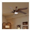 ZEVENTI | ZEVENTI - LED Stropný ventilátor LUCCA LED/18W/230V Wi-Fi Tuya hnedá + DO | ZV0029