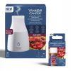 Yankee Candle Ultrasonic Aroma difuzér + náplň Black Cherry 15 ml