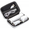 Power Bank 2 200 mAh so sadou adaptérov , white Farba: white