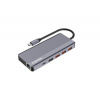 Canyon DS-16, Multiport Docking Station, 13 portov, 1xUSB-C 100W+3xUSB3.0+1xUSB2.0+2xHDMI+1xDisplay Port +1xRJ45+1xaudio CNS-TDS16