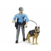 Bruder 62150 Figurka Policista a pes