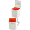 JOSEPH JOSEPH Koše na triedený odpad Totem Compact 40 l Stone 30064