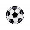 PartyDeco TANIERE papierové Futbal 18cm
