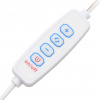 vidaXL Toaletný stolík s LED a skrinkami dymový dub spracované drevo - Hnedá - 199047-132783