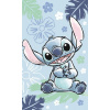 Jerry Fabrics Bavlnený uterák Lilo and Stitch Ohana blue 30x50 cm, 100% bavlna