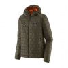 Patagonia Pánská bunda Nano Puff Fitz Roy Trout Hoody, Pine Needle Green - vel. XXL