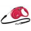 Voditko Flexi Classic New lanko S 8m cervene