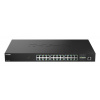 D-Link DMS 1250-28 - Switch - L2+ - Smart - 24 x 10/100/1000/2.5G + 4 x 10 Gigabit SFP+ (DMS-1250-28/E)