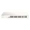 D-Link DBS-2000-28MP 28xGb PoE+ Nuclias Smart Managed Switch 4x1G Comb