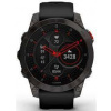 Hodinky Garmin Epix Sapphire Titan Black/Black Silicone Band (010-02582-11)