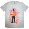 Tričko A Nightmare on Elm Street - Freddy Scribble Font Šedá XL