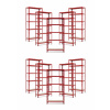 Trestles Balíček 10xSUPER HIT - Policový regál 1800x900x500 Farba: červená