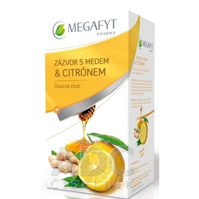Megafyt Ovocný Zázvor s medom a citrónom 20 x 2 g