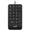 GENIUS Numerická klávesnice NumPad 125, Drátová USB-C, černá 31300019401
