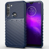 Gumený kryt THUNDERBOLT na Motorola Moto G8 Power - modrá