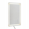 SucceBuy LED kúpeľňové zrkadlo 60x80CM, 3 funkcie proti zahmlievaniu