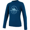 SENSOR MERINO DF TERRITORY dětské triko dl.rukáv deep blue - 100