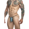 Pánská tanga Classic G-string Bulge Metal Green S/M