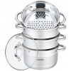 Naparovací hrniec - Dusená hrniec 20cm kvalita 4x3.1l (Naparovací hrniec - Dusená hrniec 20cm kvalita 4x3.1l)
