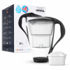 Sklenená filtračná kanvica Dafi Crystal LED + 1 filter UNIMAX (čierny)