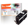 PEACH kompatibilní cartridge HP No.364, new chip, black, 9 ml