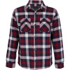 SOL's Collection Košile Noah s podšívkou, kostkovaná, dlouhý rukáv COT253989a58zb-medium burg M/L Burgundová medium