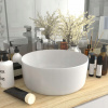 Okrúhla umývadlová doska VidaXL Bathroom 40 cm biela