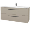 Dreja Umývadlova skrinka GIO SZZ2 120 - L04 Béžová vysoký lesk / Úchytka T06 / L04 Béžová vysoký lesk
