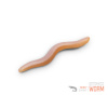 Umělá nástraha Delphin B! StinxWORM Shrimp 50ks 4cm Skiny