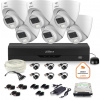 Dahua monitorovací set 6x dome kamera HAC-HDW1500CLQ-IL-A-0280B-S2 1TB IR 20m 51mp