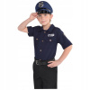 Kostým pre chlapca - Policajný policajt oblečte uniformu USA 8/10 rokov (Kostým pre chlapca - Policajný policajt oblečte uniformu USA 8/10 rokov)
