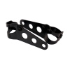Bike It štandard čierne držiaky hlavného svetla, 30-38mm HLBSBLK