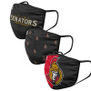 Ottawa Senators - Sport Team 3-pack NHL rúško Detská