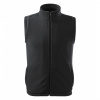 Vesta fleece unisex Rimeck Next - svetlo čierna, L