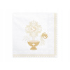 Servítky na krst PartyDeco SP33-65-019 zlaté 33x33 cm 20 ks