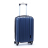 Malý cestovný kufor do lietadla, škrupinový, ABS, 40 l, Worldline 623 tmavo modrá