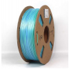 Gembird tisková struna (filament), PLA, 1,75mm, 1kg, silk rainbow, modrá/zelená (3DP-PLA-SK-01-BG)