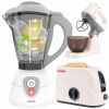 Sada DOMÁCE SPOTREBIČE pre deti 3v1 BLENDER MIXER na batérie + HRIANKOVAČ S KRÚŽKAMI