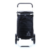 Nákupný vozík na veľkých kolieskach termo vrecko 50l Airtex 108 čierna