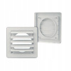 Gravitačná ventilačná mriežka z plastu, 150x150/100 mm BÍ