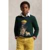 Detský bavlnený sveter Polo Ralph Lauren 323978393001 zelená 136-138