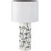 Markslöjd Family stolová lampa 1x40 W biela-čierna 108246