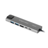 Kruger&Matz Adaptér (HUB) USB typu C na HDMI/2x USB3.0/2x USB typ C/RJ45