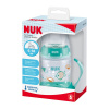 NUK FC Fľaštička na učenie s kontrolou teploty 150 ml zelená
