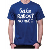 tricko, Farba kráľovská modrá, Strih/ Variant Pánsky / UNISEX