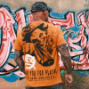 Yakuza tričko pánske Deep Down V02 Regular TSB 26046 orange popsicle Veľkosť: XL, Farba: oranžová