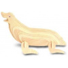 Woodcraft Drevené 3D puzzle tuleň